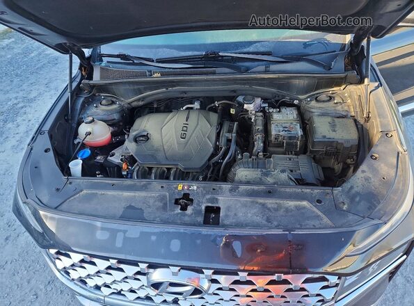 5NMS2DAJ3NH385109 2022 HYUNDAI SANTA Черный Вид задней части салона