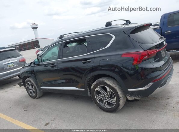 5NMS2DAJ8NH435311 2022 HYUNDAI SANTA FE Black Widok wnętrza 360 stopni