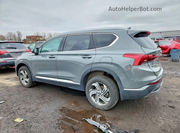 5NMS2DAJ8NH469880 2022 HYUNDAI SANTA Gray Trasero izquierdo