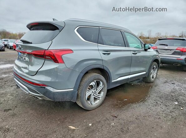 5NMS2DAJ8NH469880 2022 HYUNDAI SANTA Gray Trasero derecho