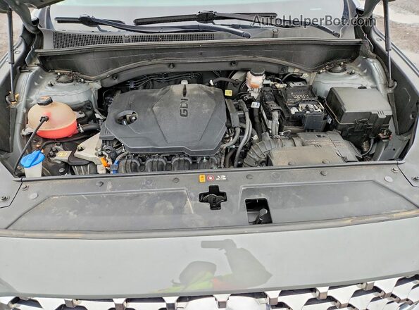 5NMS2DAJ8NH469880 2022 HYUNDAI SANTA Gray Vista interior trasera