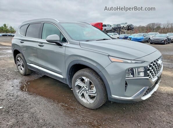5NMS2DAJ8NH469880 2022 HYUNDAI SANTA Gray Delantero derecho