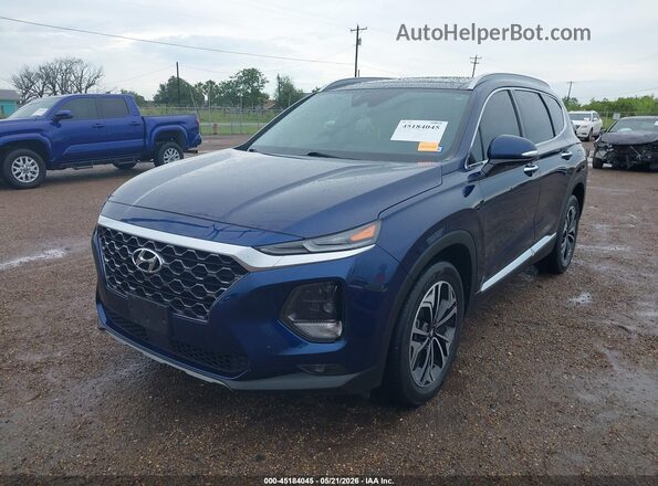 5NMS33AA5LH260908 2020 HYUNDAI SANTA FE Blue წინა ხედი