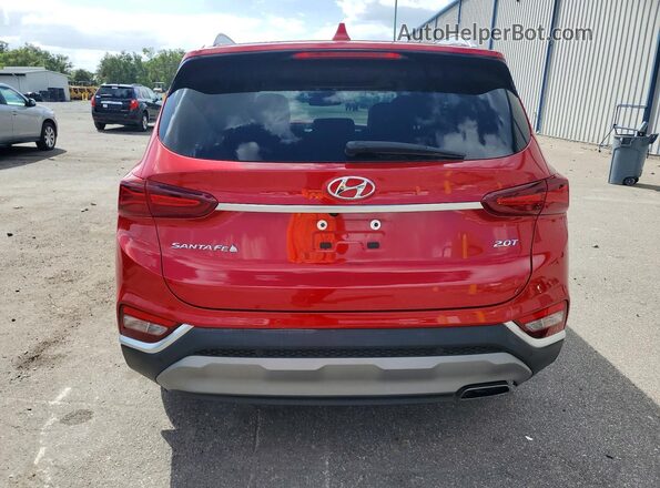 5NMS33AA6LH288362 2020 HYUNDAI SANTA Красный Вид сзади