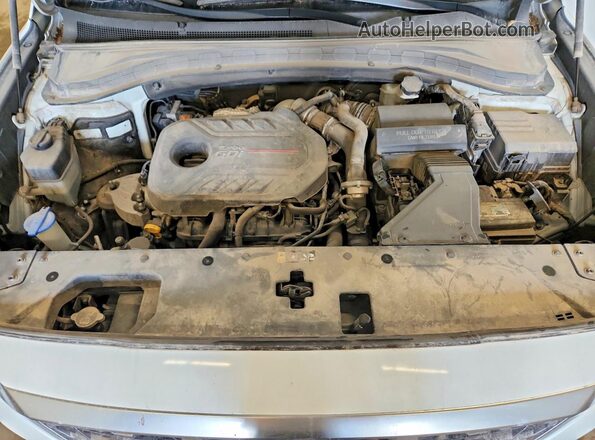 5NMS33AA8LH139080 2020 HYUNDAI SANTA Белый Вид подкапотного пространства