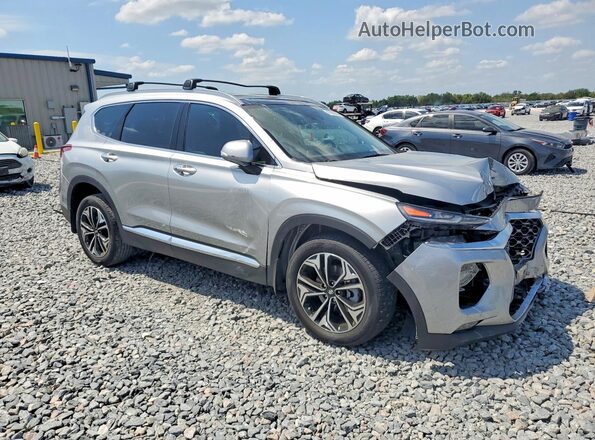5NMS33AA8LH276195 2020 HYUNDAI SANTA Серебряный Передняя правая четверть