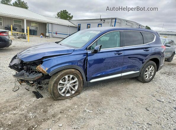 5NMS33AD0LH238423 2020 HYUNDAI SANTA Синий Передняя левая четверть