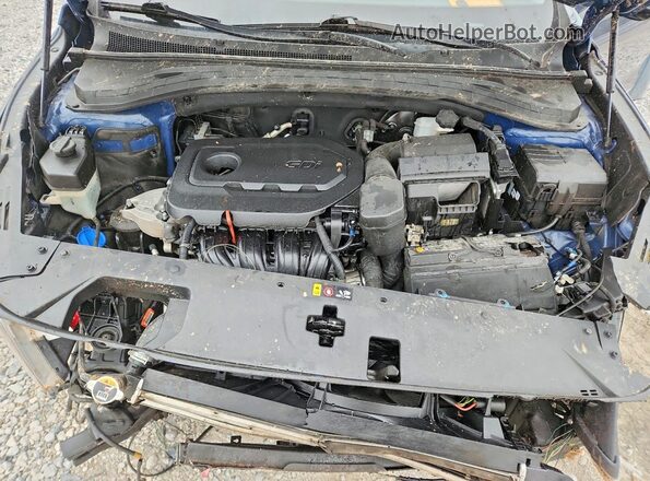 5NMS33AD0LH238423 2020 HYUNDAI SANTA Синий Вид подкапотного пространства