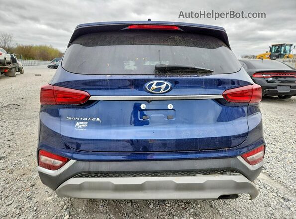 5NMS33AD0LH238423 2020 HYUNDAI SANTA Синий Вид сзади