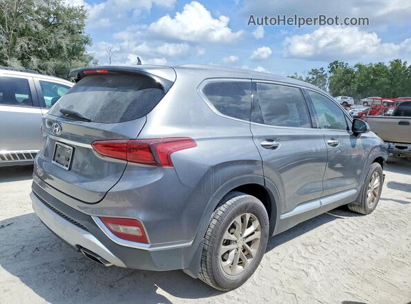 5NMS33AD2KH092184 2019 HYUNDAI SANTA Gray Задня права чверть