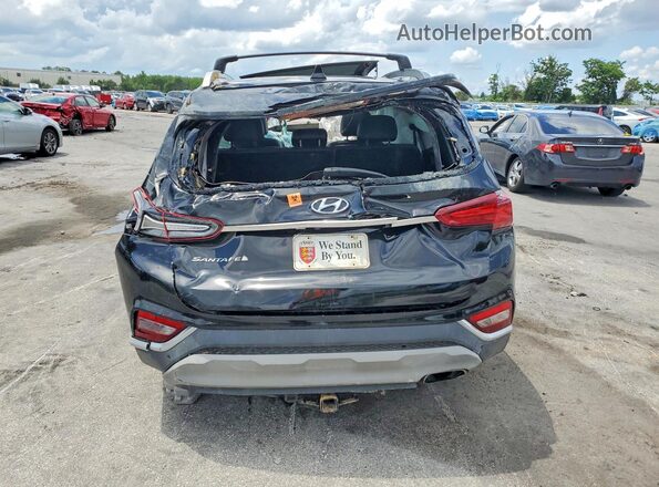 5NMS33AD2LH264165 2020 HYUNDAI SANTA Черный Вид сзади