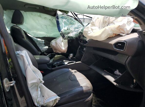 5NMS33AD2LH264165 2020 HYUNDAI SANTA Черный Вид салона спереди