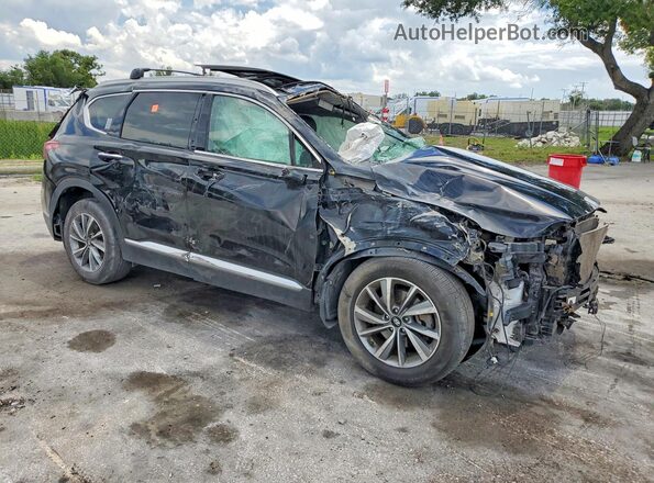 5NMS33AD2LH264165 2020 HYUNDAI SANTA Черный Передняя правая четверть