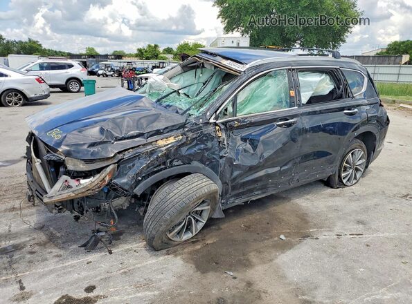 5NMS33AD2LH264165 2020 HYUNDAI SANTA Черный Передняя левая четверть