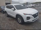 2019 Hyundai Santa Fe Sel White vin: 5NMS33AD3KH008308