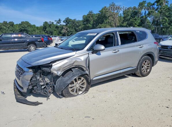 5NMS33AD3LH224788 2020 HYUNDAI SANTA Silver წინა მარცხენა ხედი სამი მეოთხედიდან