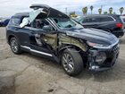 2020 Hyundai Santa Fe Sel Черный vin: 5NMS33AD4LH202704