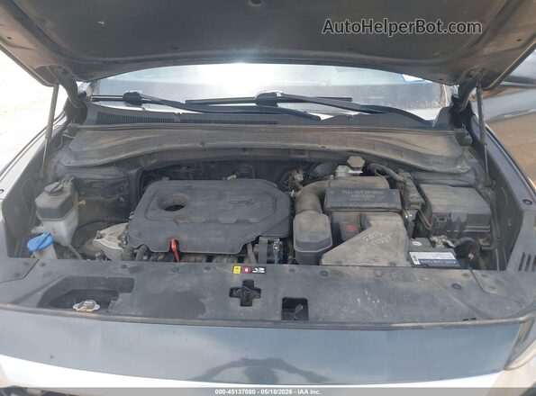 5NMS33AD4LH222841 2020 HYUNDAI SANTA FE Gray Widok z tyłu