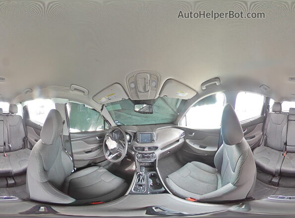 5NMS33AD5LH215333 2020 HYUNDAI SANTA Белый Панорамный вид салона 360°