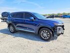 2019 Hyundai Santa Fe Sel 2.4l Blue vin: 5NMS33AD6KH088199
