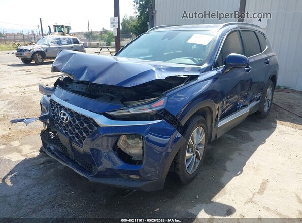 5NMS33AD6LH227474 2020 HYUNDAI SANTA FE Blue Przód lewy
