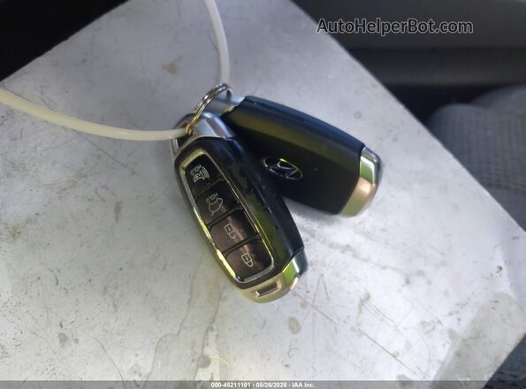 5NMS33AD6LH227474 2020 HYUNDAI SANTA FE Blue Widok deski rozdzielczej