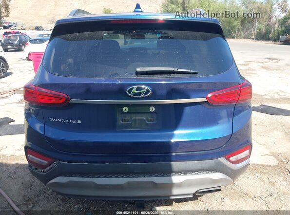 5NMS33AD6LH227474 2020 HYUNDAI SANTA FE Blue 