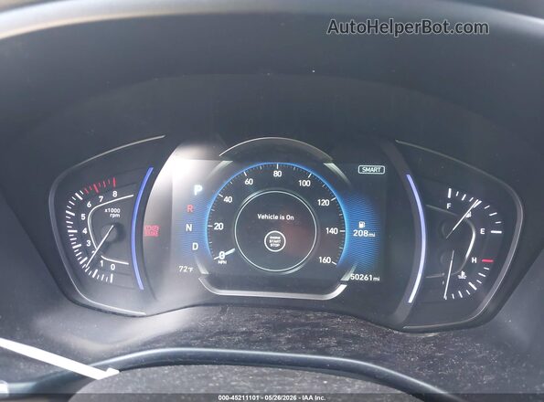 5NMS33AD6LH227474 2020 HYUNDAI SANTA FE Blue Widok tylnych siedzeń