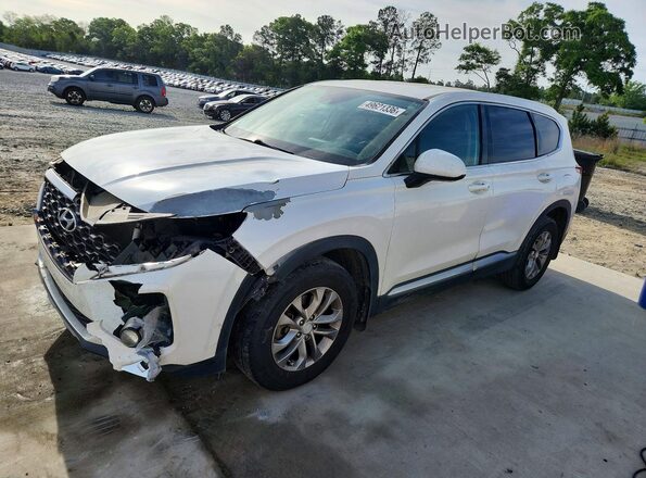 5NMS33AD7LH154597 2020 HYUNDAI SANTA Белый Передняя левая четверть