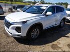 2019 Hyundai Santa Fe Sel White vin: 5NMS33AD8KH093372