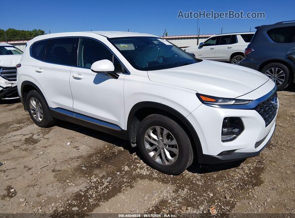 5NMS33AD8KH093372 2019 HYUNDAI SANTA FE White Przód prawy