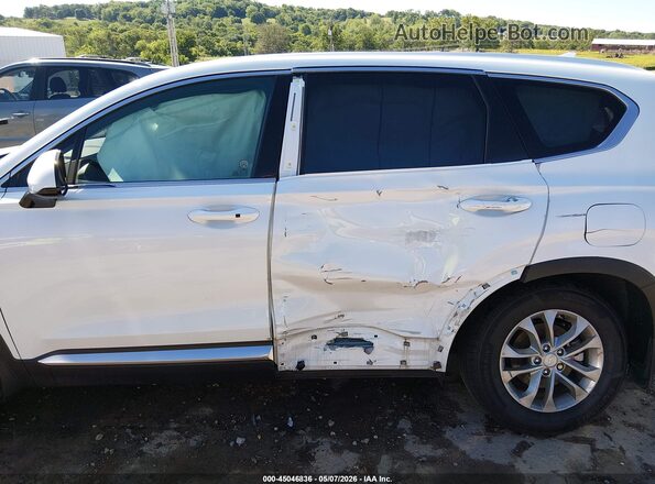 5NMS33AD8KH093372 2019 HYUNDAI SANTA FE White Widok z przodu