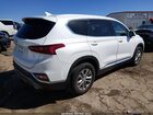 2019 Hyundai Santa Fe Sel White vin: 5NMS33AD8KH093372