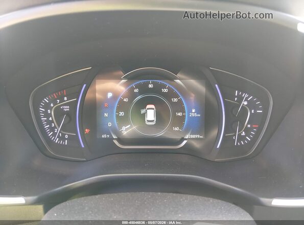 5NMS33AD8KH093372 2019 HYUNDAI SANTA FE White Widok tylnych siedzeń