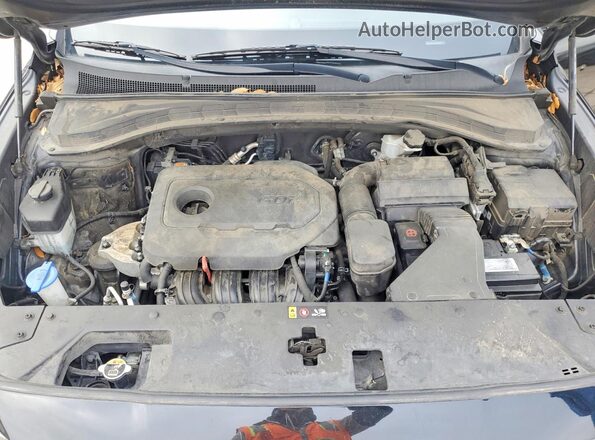 5NMS33AD8KH131327 2019 HYUNDAI SANTA Черный Вид подкапотного пространства