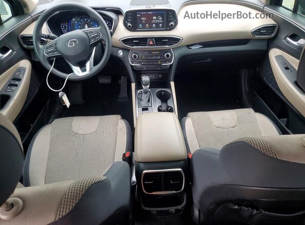 5NMS33AD8KH131327 2019 HYUNDAI SANTA Черный Вид панели приборов