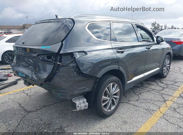 5NMS33AD9LH185303 2020 HYUNDAI SANTA FE Черный Задняя правая четверть