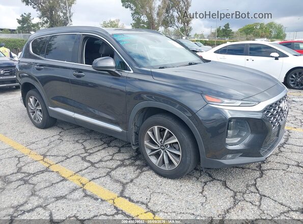 5NMS33AD9LH185303 2020 HYUNDAI SANTA FE Черный Передняя правая четверть