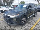 2020 Hyundai Santa Fe Sel Черный vin: 5NMS33AD9LH185303