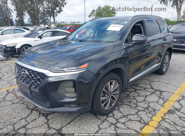 5NMS33AD9LH185303 2020 HYUNDAI SANTA FE Черный Передняя левая четверть