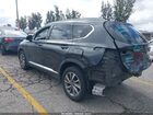 2020 Hyundai Santa Fe Sel Черный vin: 5NMS33AD9LH185303