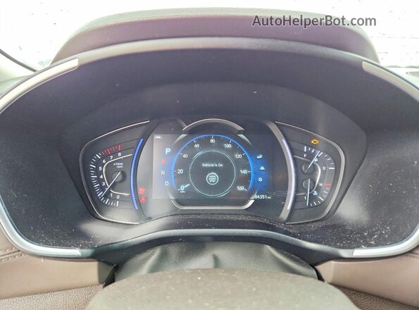 5NMS33AD9LH192655 2020 HYUNDAI SANTA Белый Вид щитка приборов
