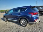 2020 Hyundai Santa Fe Sel Синий vin: 5NMS33AD9LH299401