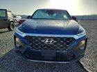 2020 Hyundai Santa Fe Sel Синий vin: 5NMS33AD9LH299401
