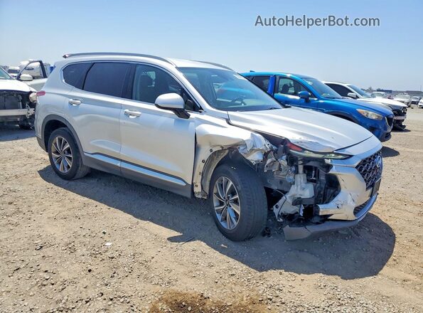 5NMS33ADXKH021752 2019 HYUNDAI SANTA Серебряный Передняя правая четверть