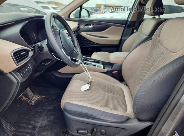 5NMS33ADXKH047977 2019 HYUNDAI SANTA Серый Вид салона спереди