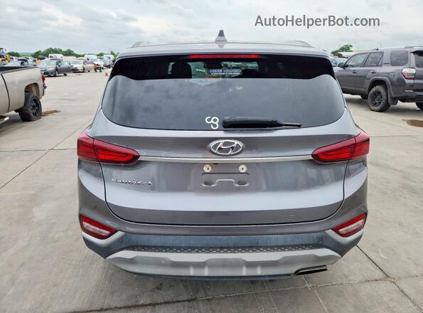 5NMS33ADXKH047977 2019 HYUNDAI SANTA Серый Вид сзади