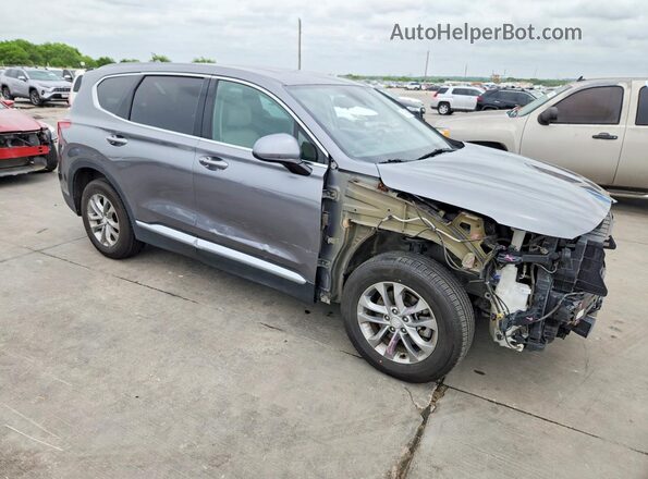 5NMS33ADXKH047977 2019 HYUNDAI SANTA Серый Передняя правая четверть