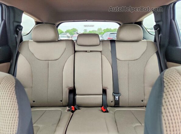 5NMS33ADXKH047977 2019 HYUNDAI SANTA Серый Вид задних сидений
