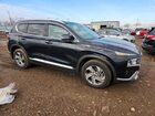 2023 Hyundai Santa Fe Sel Черный vin: 5NMS34AJ5PH623459